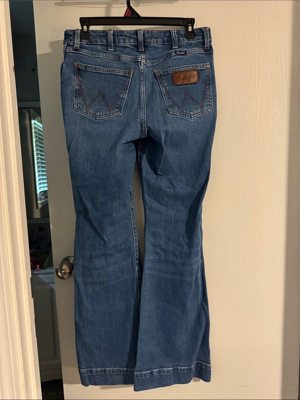 Wrangler Women's Medium Blue Wide Leg Jeans